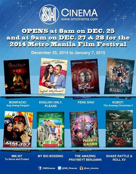 SM City Manila Cinema Movie Schedule .